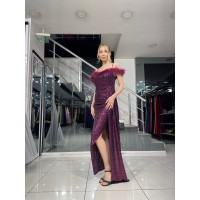 6529 -13 uzun sık zara payet robası malibu tüylü